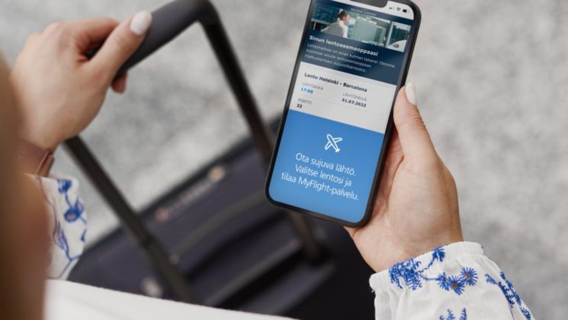 MyFlight improves the travel experience at Helsinki Airport with personalized updates