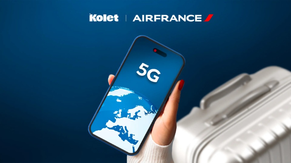 Air France Partners with Kolet to Offer eSIM Connectivity at Preferential Rates