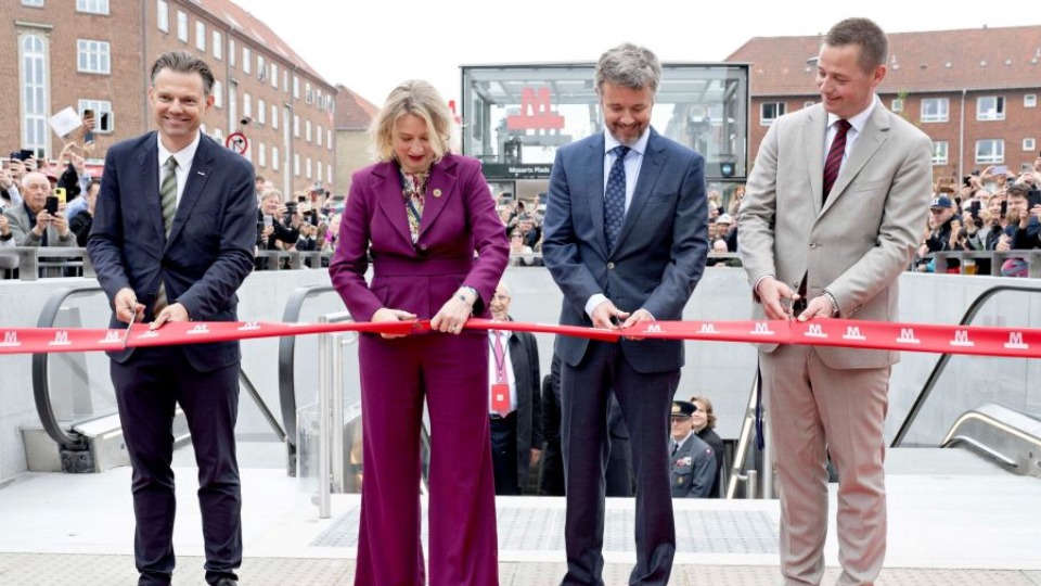 Five New Metro Stations Inaugurated in Copenhagen