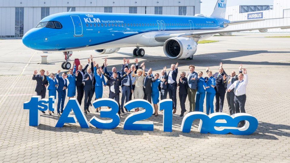 KLM Welcomes First Airbus A321neo, Marking a Milestone in Sustainable Flight Operations