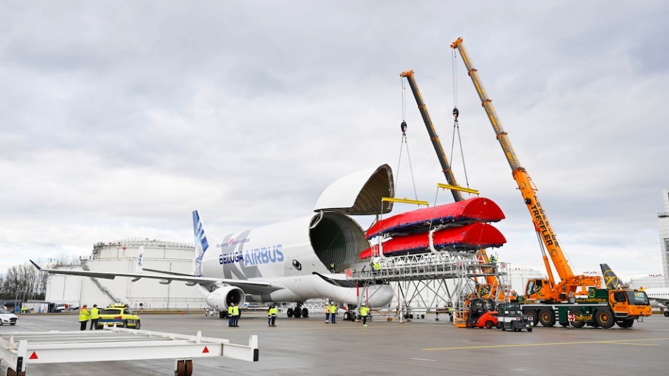 BelugaXL Makes Regular Appearances at Munich Airport in January 2025