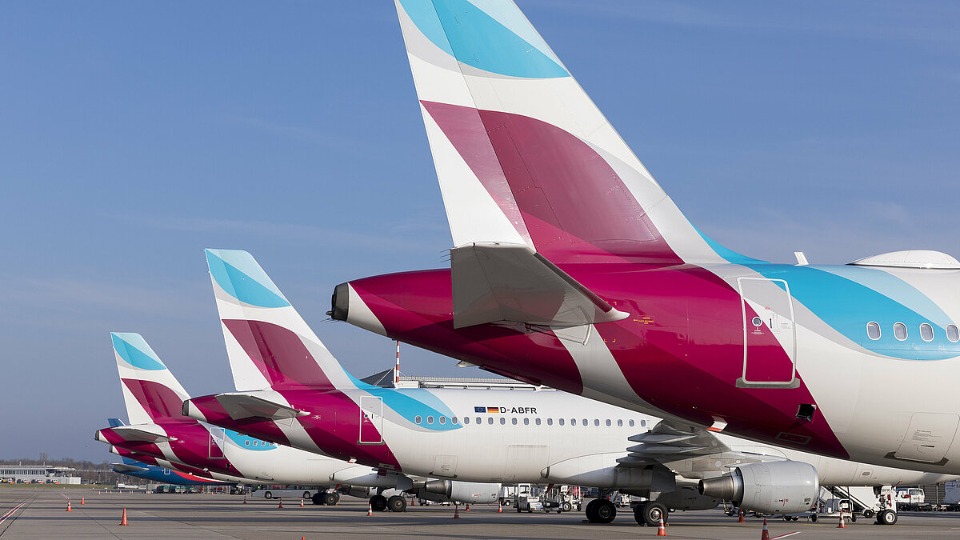 Eurowings Cuts 1,000 Flights at Hamburg Airport in 2025 Due to Rising Costs